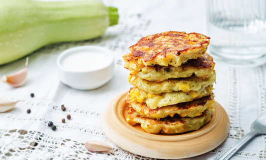 Golden Turmeric Corn Fritters Recipe