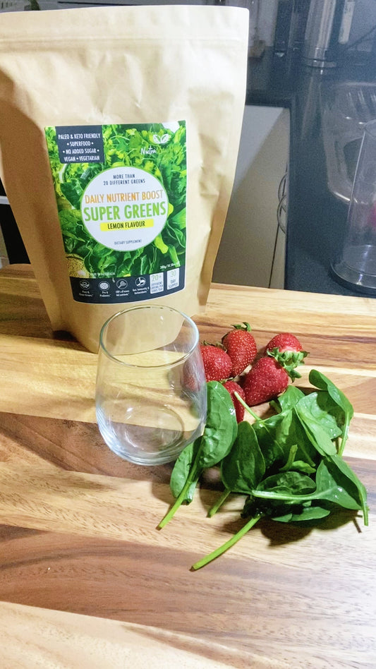 Super Greens Strawberry Smoothie