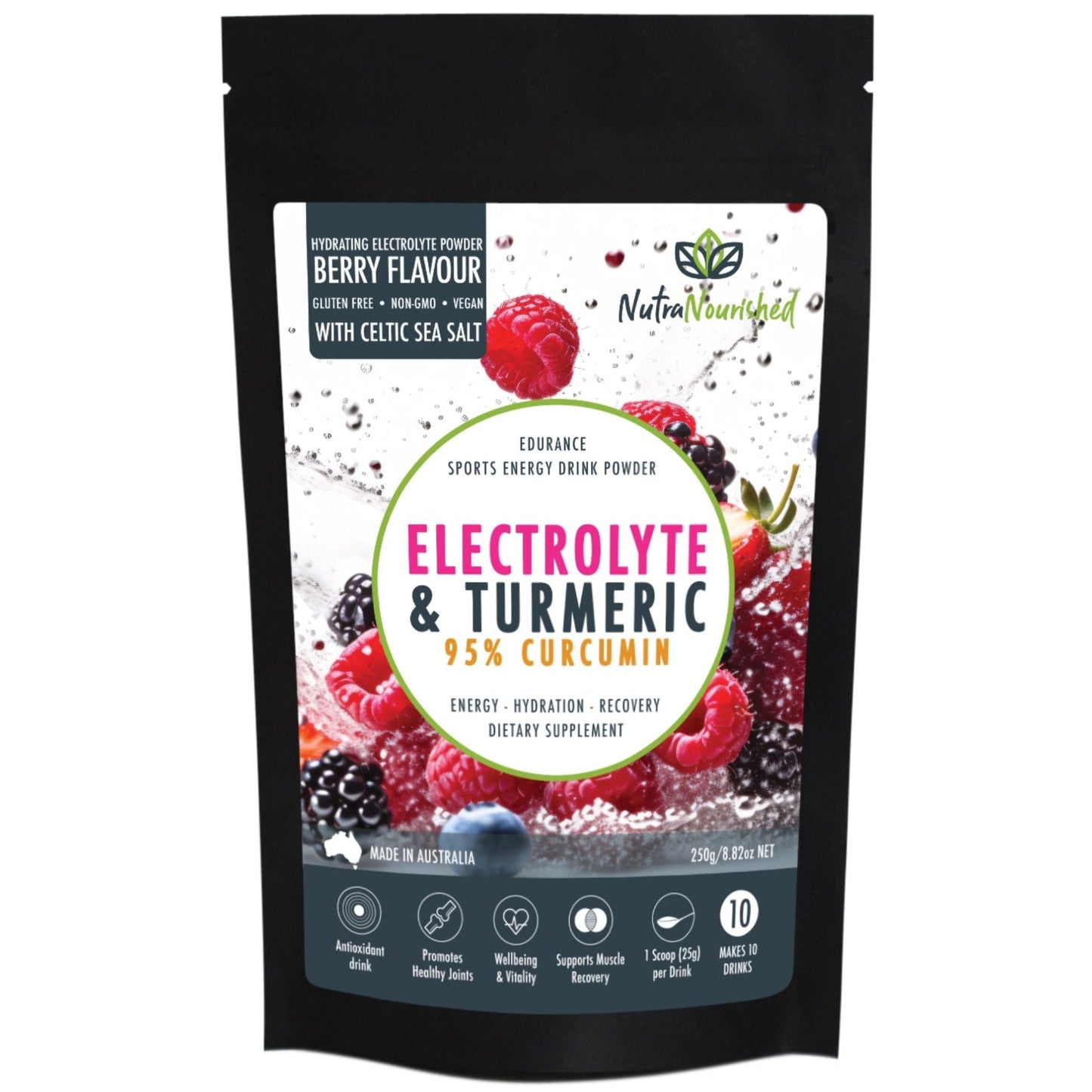 Light Gray Electrolyte Hydration Powder – 150g – Sodium, Magnesium, Potassium – Supports Energy & Recovery
