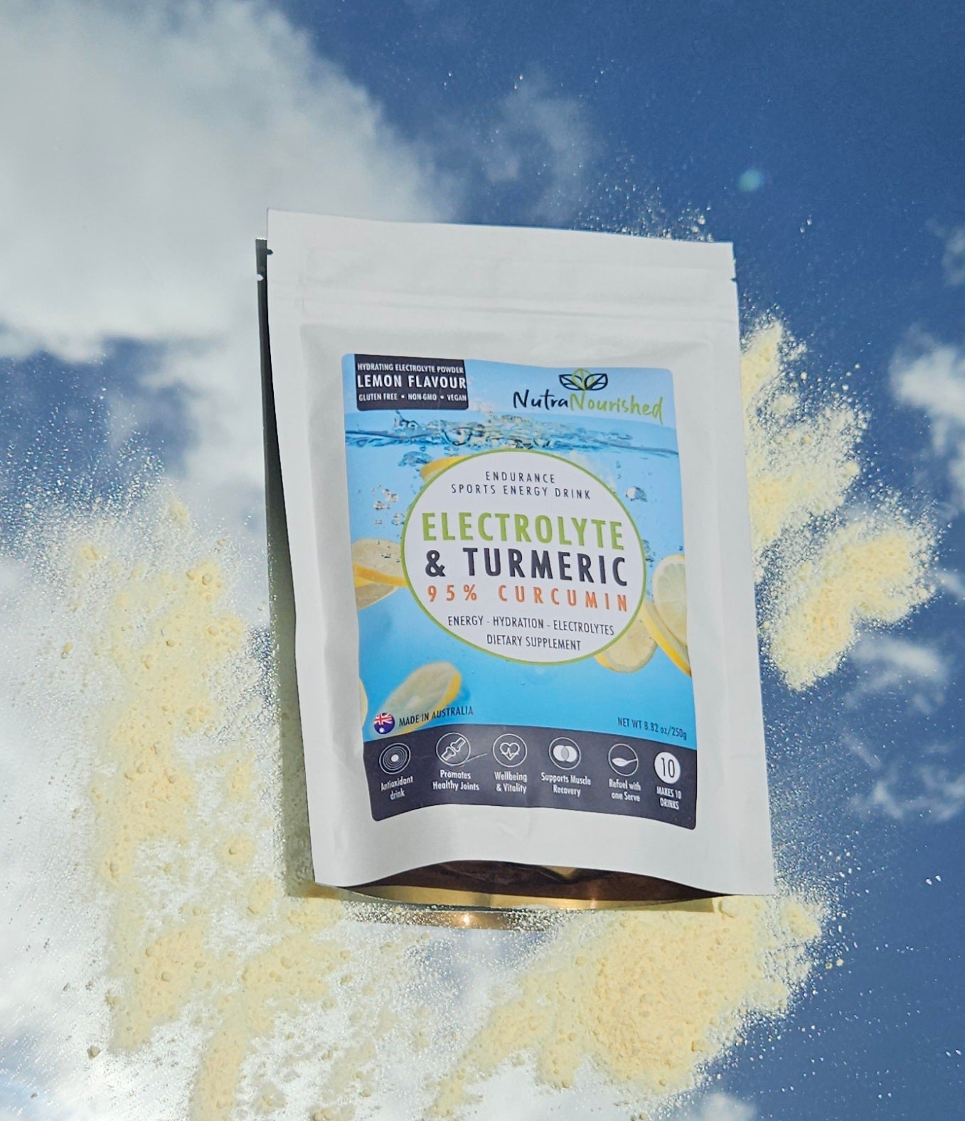 Gray Electrolyte Hydration Powder – 150g – Sodium, Magnesium, Potassium – Supports Energy & Recovery