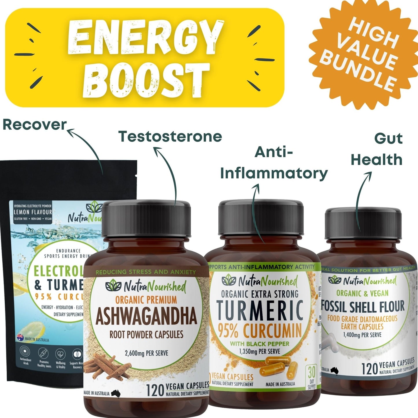 Dark Slate Gray Energy & Health Boost Package