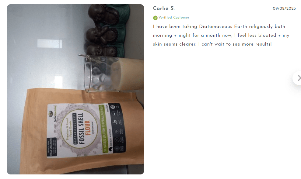 Rosy Brown Fossil Shell Flour Powder – Food Grade Diatomaceous Earth – 250g – Natural Mineral Source