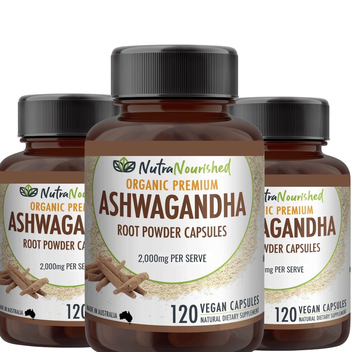Organic Ashwagandha Tablets product packaging โ image 6