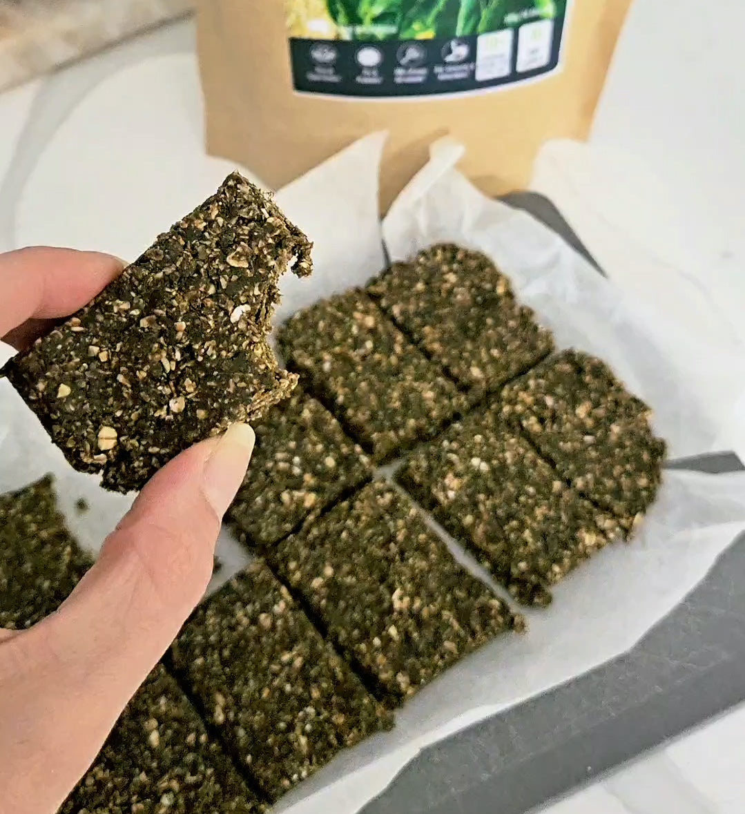 Super Greens Energy Bars Recipe