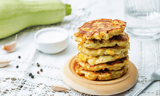 Golden Turmeric Corn Fritters Recipe - Nutra Nourished