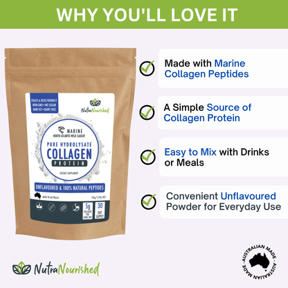 White Smoke Marine Collagen Peptides Powder