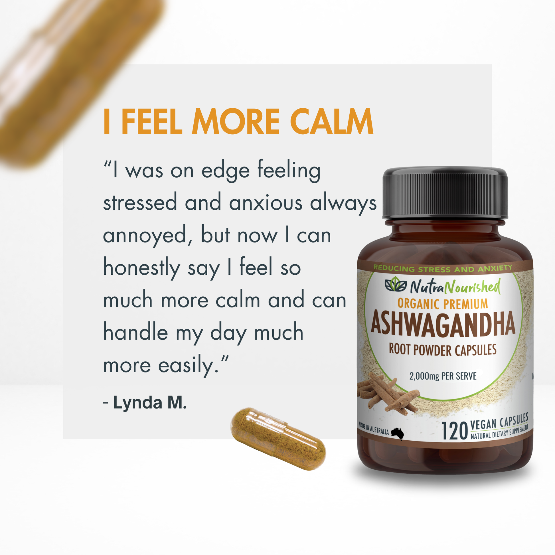 White Smoke Organic Ashwagandha Tablets