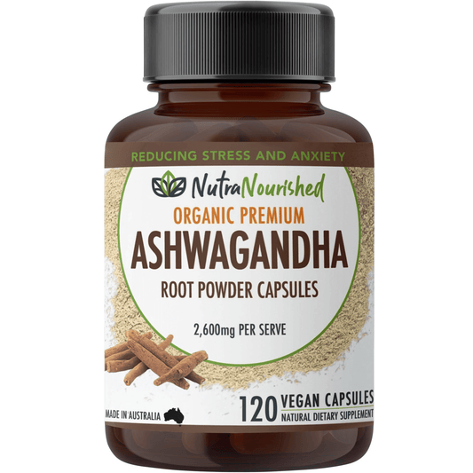 Light Gray Ashwagandha Tablets – 2,600mg – 120 Vegan Tablets – Supports Stress & Adaptation – Made in Australia