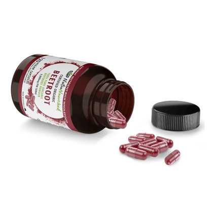 Light Gray Beetroot Capsules Certified Organic | Natural Beetroot Supplement Made in Australia