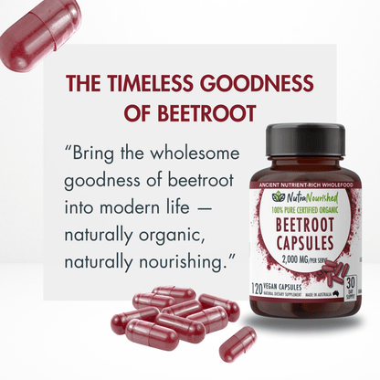 Beetroot Capsules Dietary Supplement Nutra Nourished BEETROOT_CAPS_120