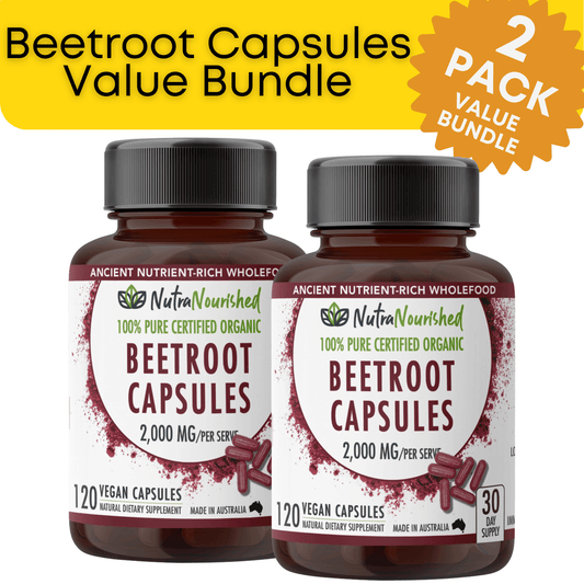 Beetroot Capsules Value Bundle Dietary Supplement Nutra Nourished Beetroot_Capsules_Bundle