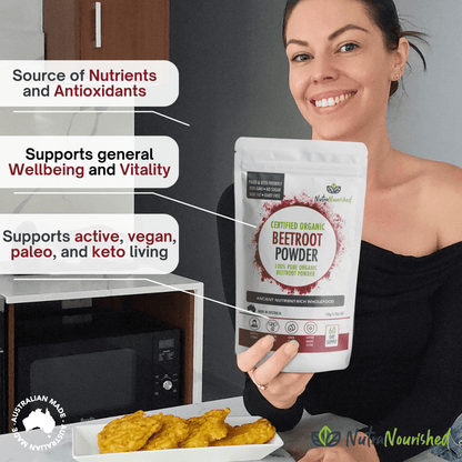 Gray Beetroot Powder Certified Organic | Natural Beetroot Supplement Made in Australia