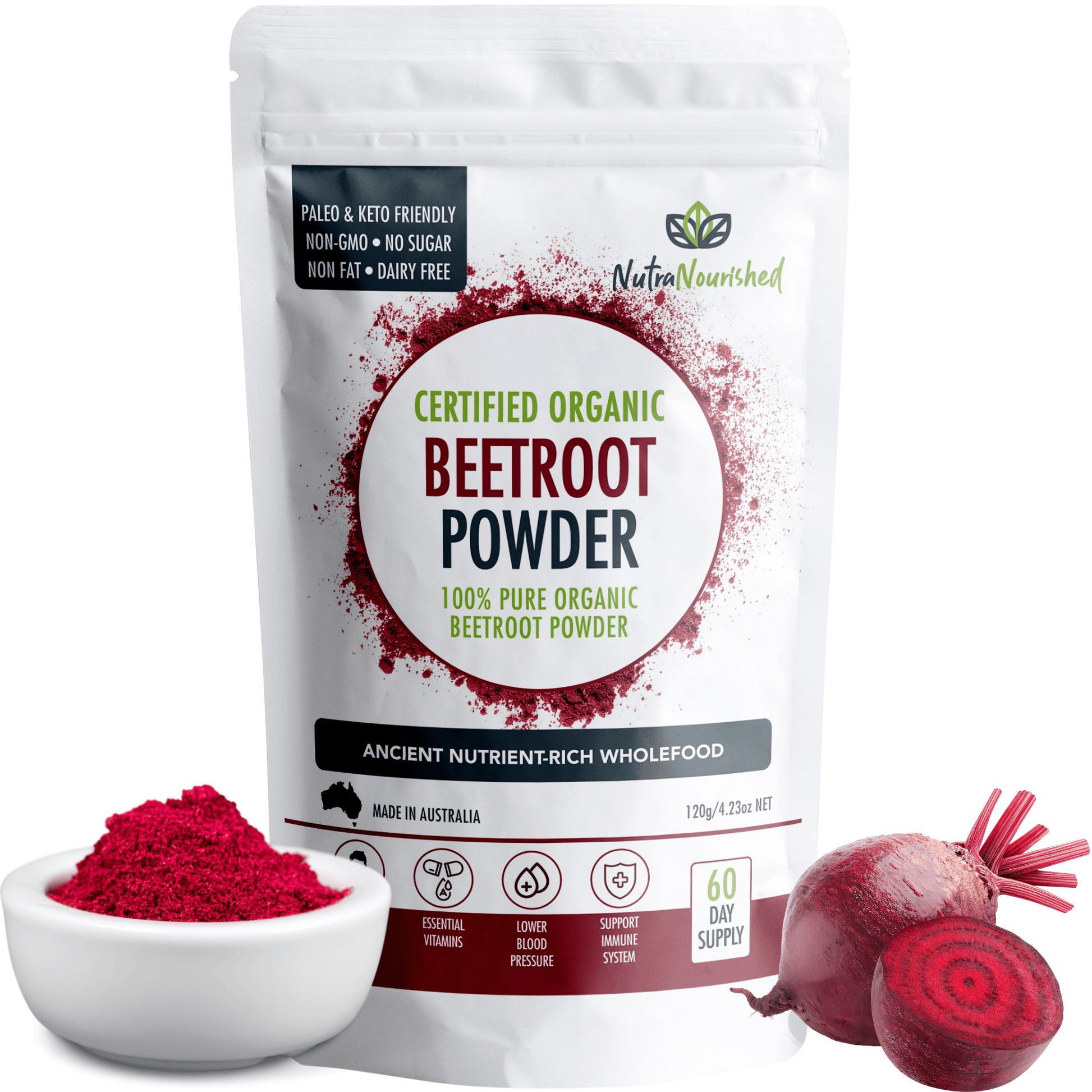 White Smoke Organic Beetroot Powder