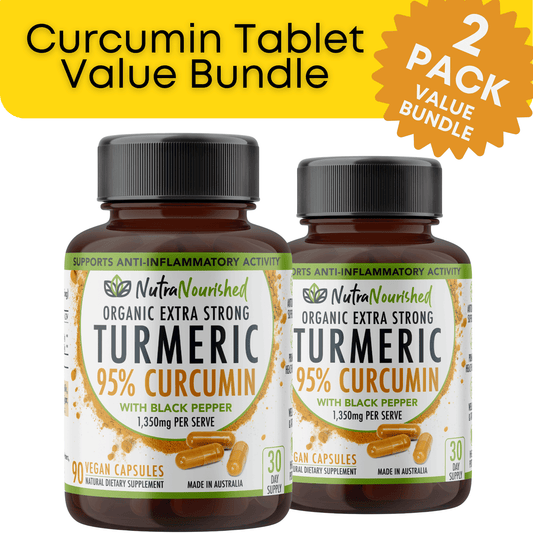 Curcumin Tablet Value Bundle Dietary Supplement Nutra Nourished CURCUMIN_CAPS_90_FBM_V2