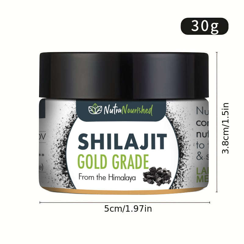 Dark Slate Gray Organic Shilajit Resin – Pure Himalayan Mountain Resin | 20g Jar