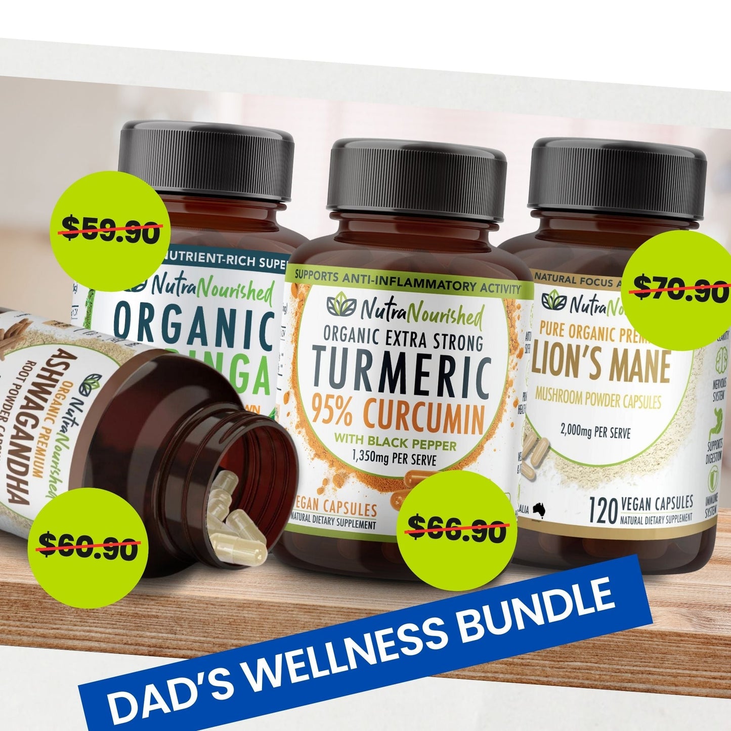 Dad's Ultimate Wellness Bundle - 4 Superfood Supplements Dietary Supplement Nutra Nourished 7b45af7f - 3e8b - 4baf - bdef - 76a63ef357ed