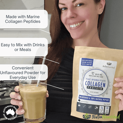 Marine Collagen Peptides Powder Dietary Supplement Nutra Nourished COLLAGEN_MARINE_150G