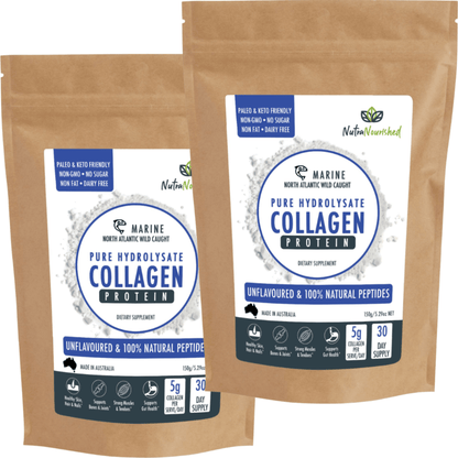 Marine Collagen Powder Bundle Dietary Supplement Nutra Nourished COLLAGEN_MARINE_150G_V2