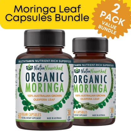 White Smoke Moringa Leaf Capsules Bundle