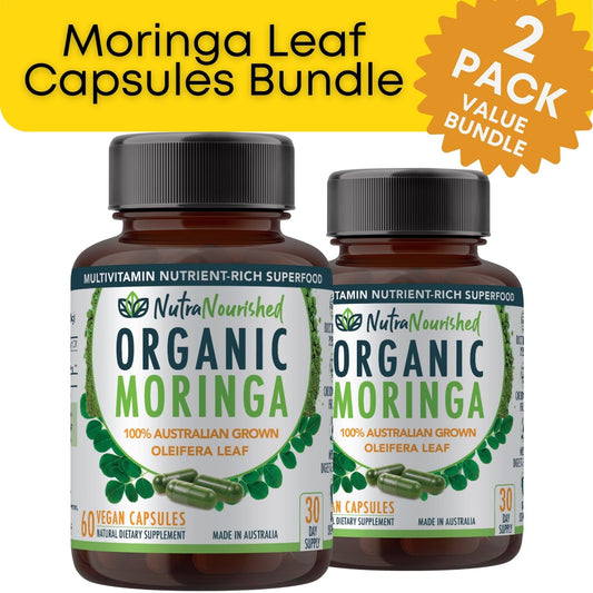 White Smoke Moringa Leaf Capsules Bundle