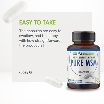 MSM Capsules Food Nutra Nourished MSM_CAPS_60