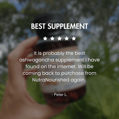 Organic Ashwagandha Tablets Food Nutra Nourished ASHWA_CAPS_120