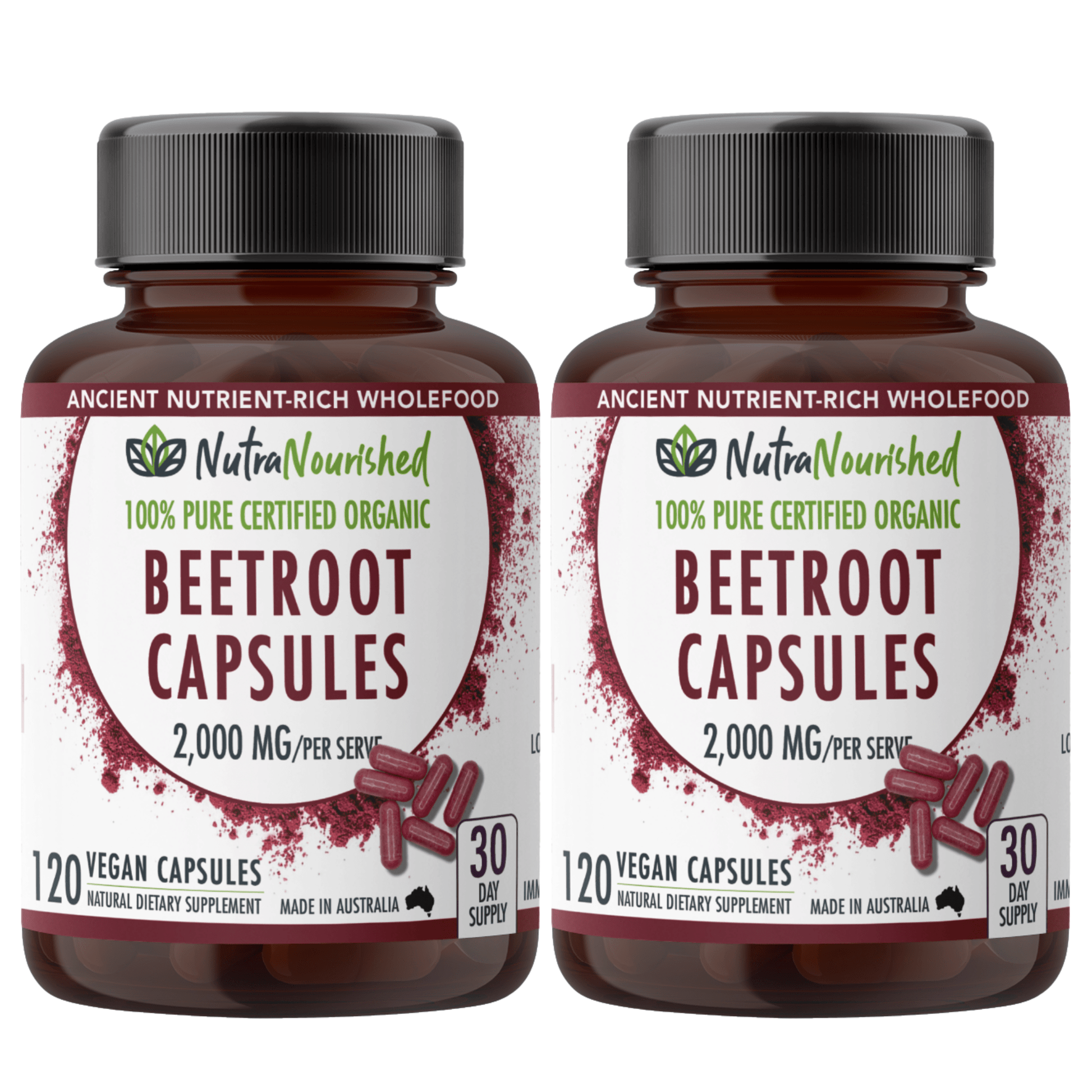 White Smoke Organic Beetroot Capsules