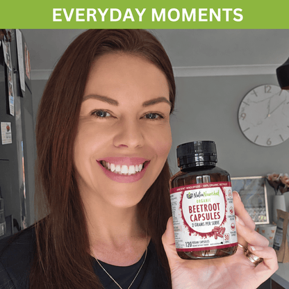 Organic Beetroot Capsules Food Nutra Nourished BEETROOT_CAPS_120
