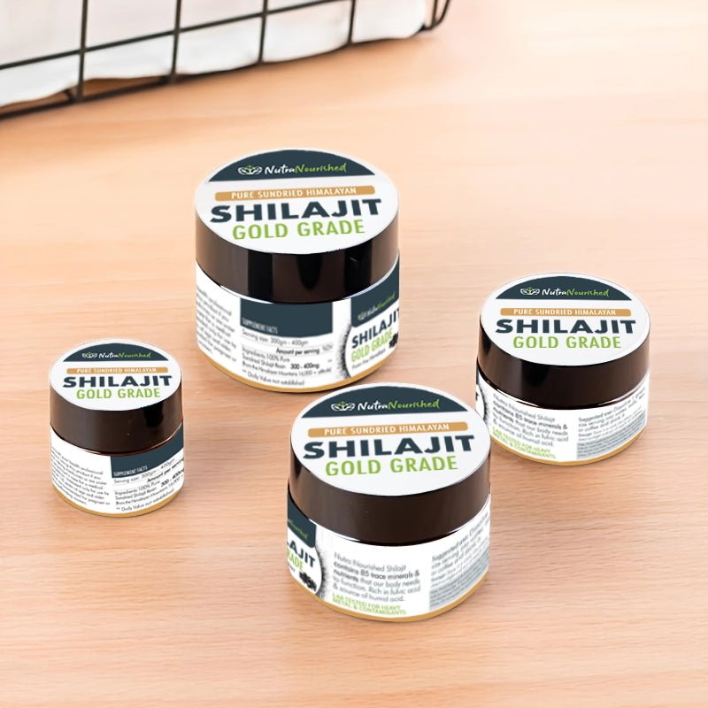 Peach Puff Organic Shilajit Resin – Pure Himalayan Mountain Resin | 20g Jar