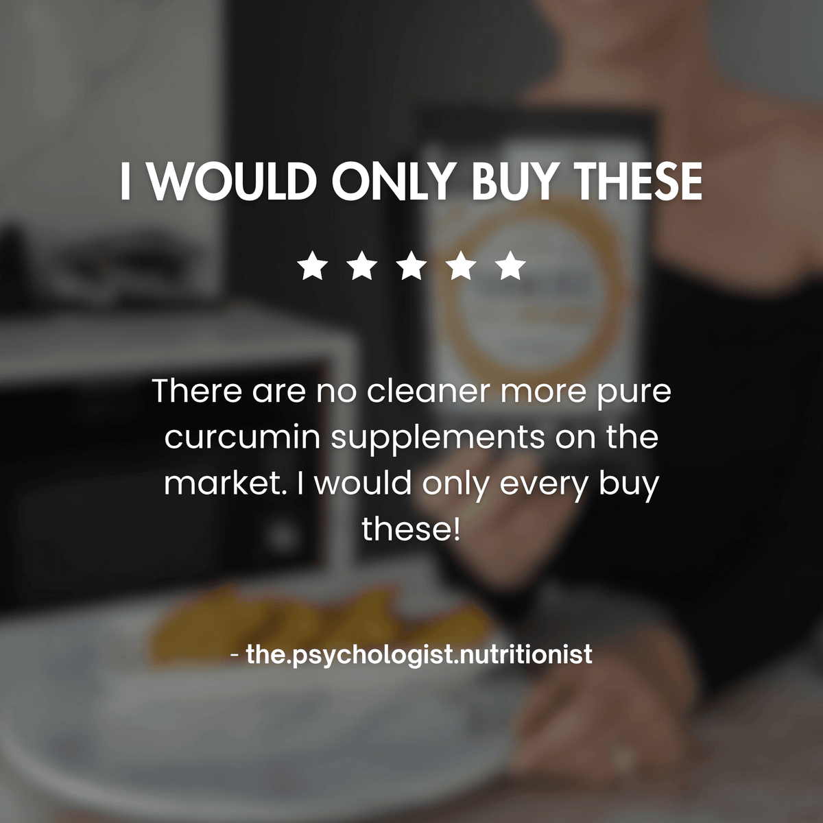 Organic Turmeric Extract Powder (Curcumin 95%) Dietary Supplement Nutra Nourished TURMERIC_PURE_120_FBM