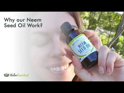Nutra Nourished Neem Seed Oil Organic Pure Natural 50ml
