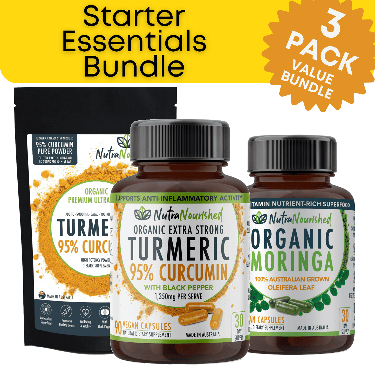Starter Essentials Bundle Dietary Supplement Nutra Nourished Health_Starter_Bundle