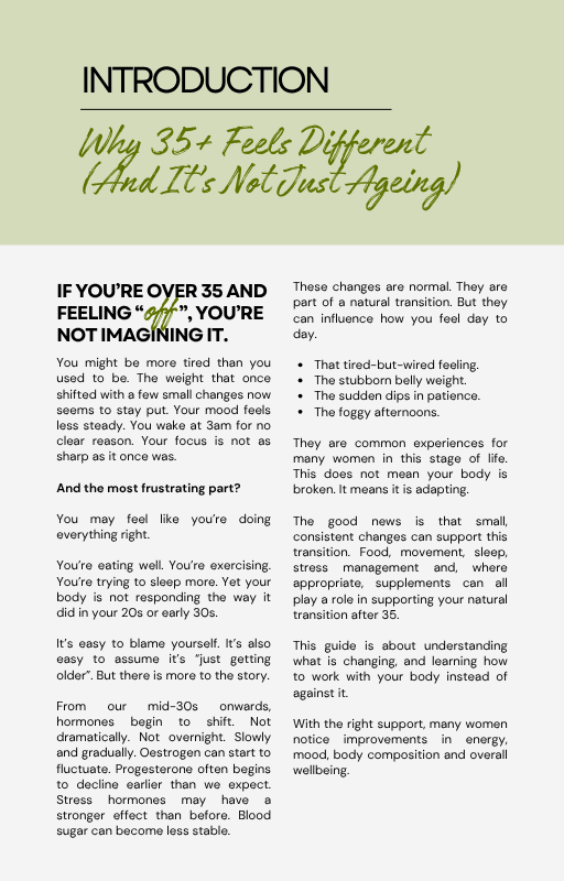 White Smoke Supporting Wellbeing After 35 - PDF Book