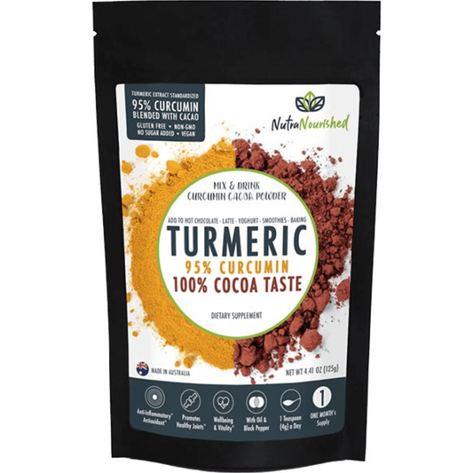 Dark Slate Gray Woolies_95% Organic Curcumin Extract Cocoa Flavour - Turmeric Powder With Black Pepper - Organic and with Black Pepper,
