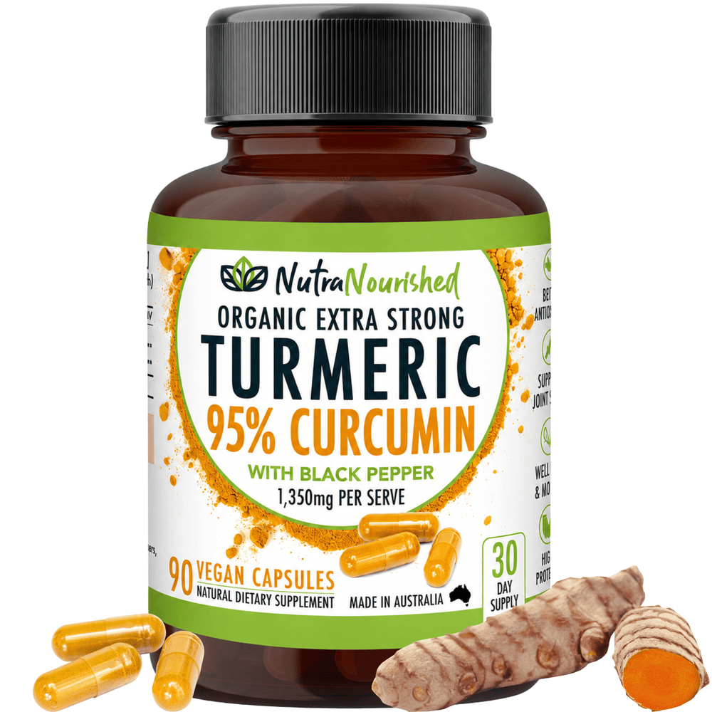 Curcumin Pure Form Curcumin Tablets - 95% Pure Organic Vegan - Turmeric Extract Buffered ...