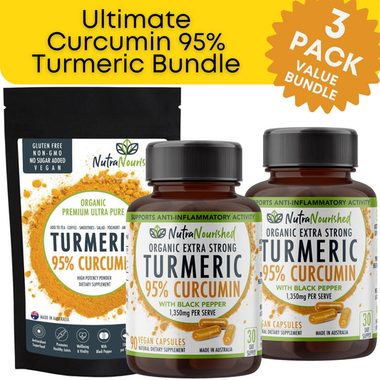 White Smoke Ultimate Curcumin 95% Turmeric Bundle