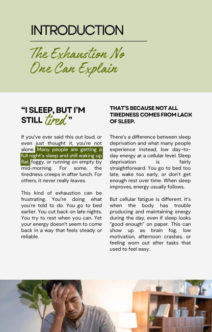 Why You’re Still Tired (Even When You Sleep) - PDF Book ebook Nutra Nourished MICRONUTRIENT_EBOOK