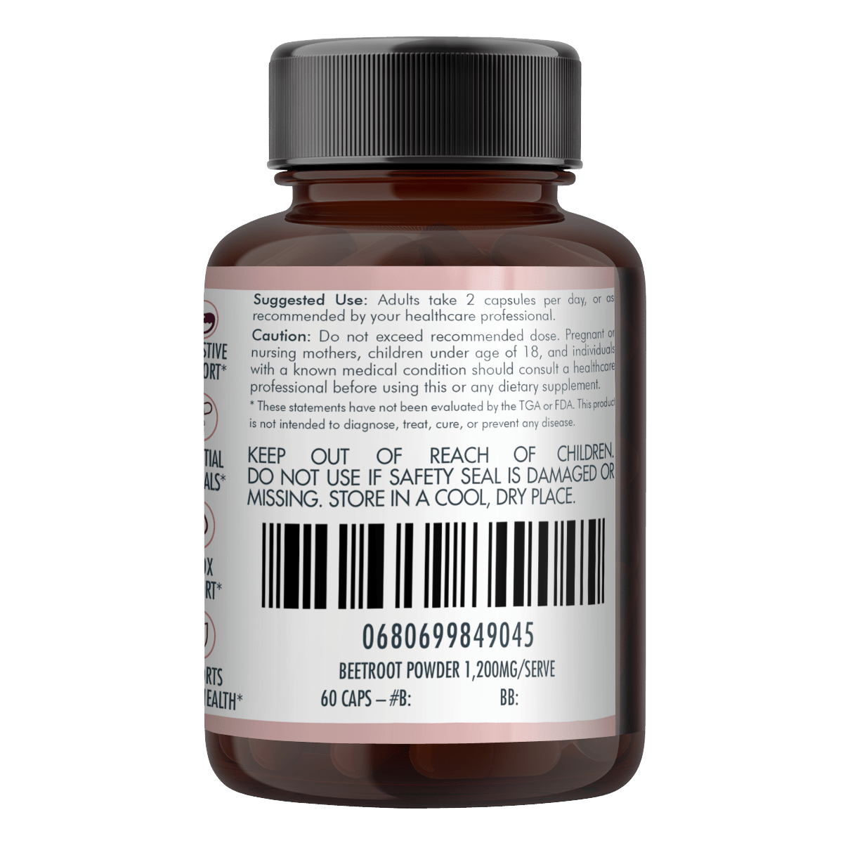 Light Gray Zeolite Capsules