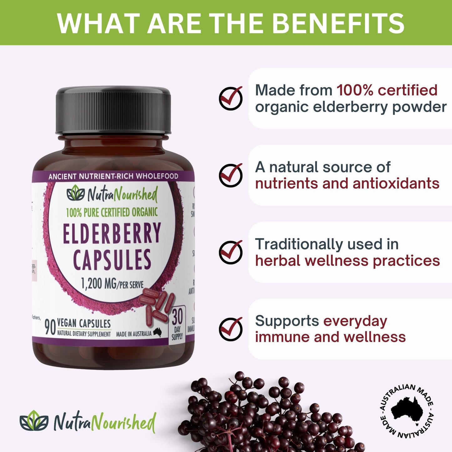 White Smoke Elderberry Capsules