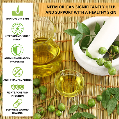 Dark Khaki Nutra Nourished Neem Seed Oil Organic Pure Natural 50ml