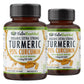 95% Pure Organic Curcumin Vegan Capsules - Turmeric Extract Buffered with Black Pepper (1,350mg) - Nutra Nourished 